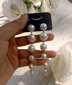 Elegant Pearl Drop Earrings