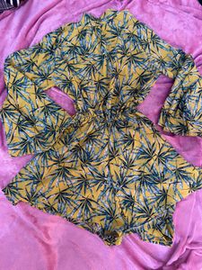 Tropical Print jumpsuit