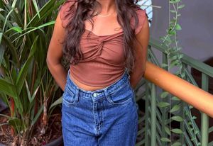 ruffle crop top