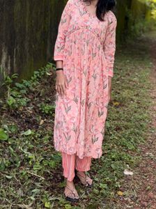 alia cut kurti set