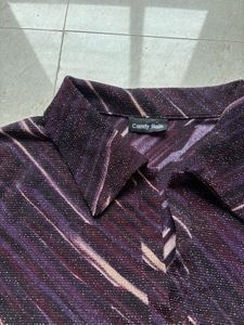 Sparkly fitted top