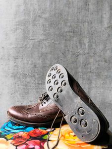 Classic Brown Leather Brogues