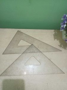 Set Squares triangle Drafters drafting ruler