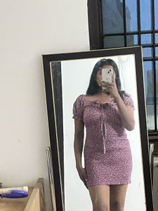 Floral Print Mini Dress