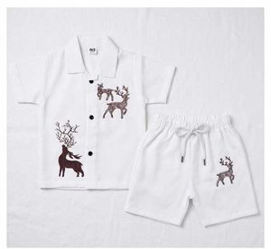 Boy's Premium White Textured Cotton Shirt