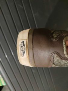 Stylish Vans Brown Mid-Top Sneakers