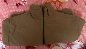 Trendy Olive Brown Puffer Jacket