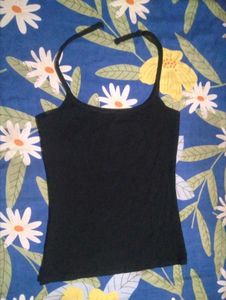 Basic Black Spaghetti Strap Top