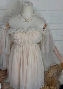 Off-Shoulder Tulle Fairy Dress