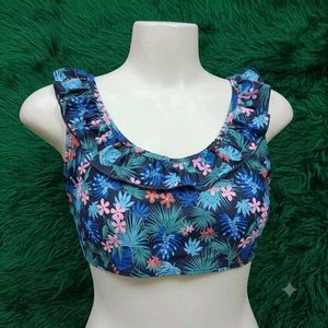 Floral Ruffled🆕🎁 Bikini Top