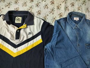 Men's Casual Shirts Combo of 2💙🔥