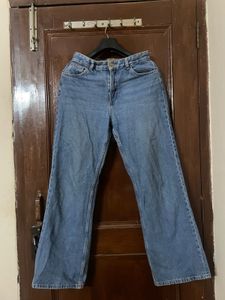Classic Blue Wide Leg Jeans