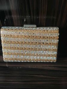 Sparkling Embellished Clutch Bag