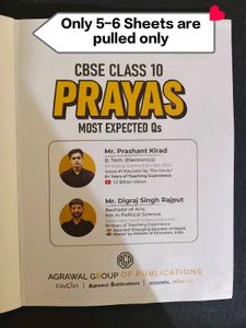 CBSE Class 10 Prayas: Most Expected Qs