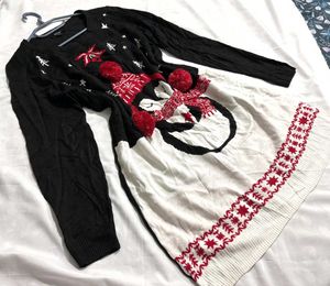 🎁Pinterest Penguin Christmas Sweater S