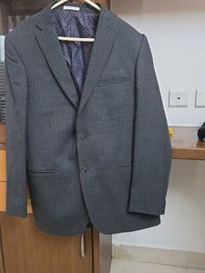 louie philip Men's Classic Checkered Blazer
