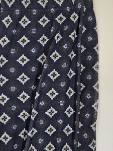 Patterned Flare Leg Pants