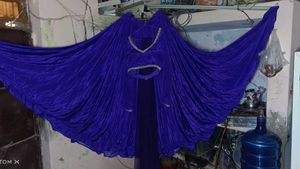 Purple Silk Lahanga Choli With Dupatta Set