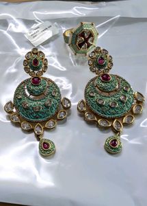 Mint Green Kundan Necklace