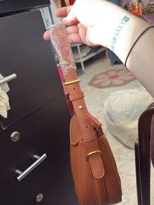 Stylish Brown Saddle Bag