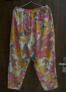 Floral Print Co-ord Set with Embellished Collar
