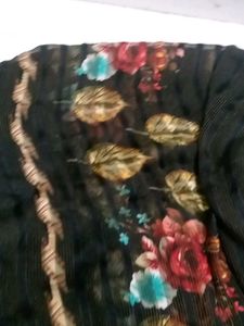 Floral Print Saree