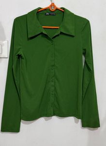 ZARA Green shirt size S