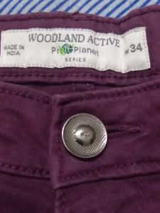 Woodland Burgundy Straight Leg Jeans UNI sex