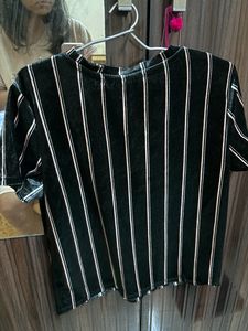 Tally Weijl VELVET STRIPED TOP