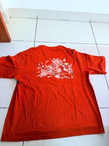 Classic Red Crew Neck T-Shirt