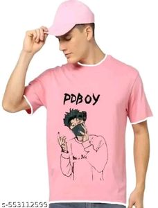 Trendy Pink Graphic T-shirt