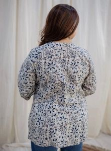Designer Block Print Short Kurti