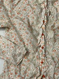 Floral Lace vintage top
