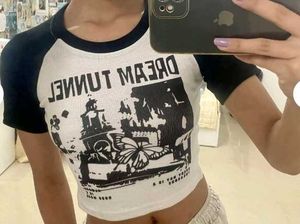 Y2k Grunge Graphic Baby Tee