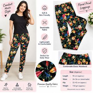 Floral Print Leggings