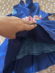 Beautiful Blue Embroidered dress