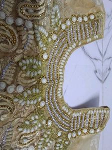 Elegant Gold Embroidered Kurta Set