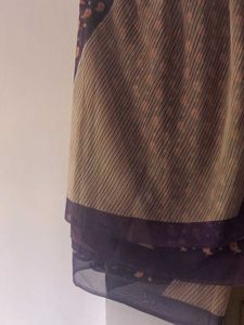 purple saree