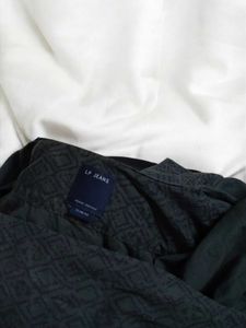 Louis Philippe  Premium Casual Print Shirt (Olive)