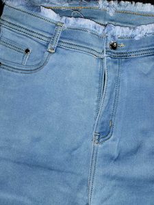 Light Wash Bell Bottom Jeans