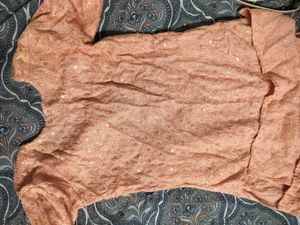 Peach Embroidered Kurta
