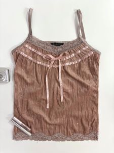 Coquette lace cami top