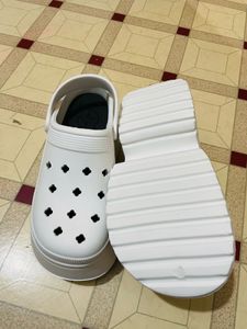 White Stylish Crocs