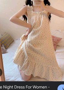 Cute Floral Night Dress