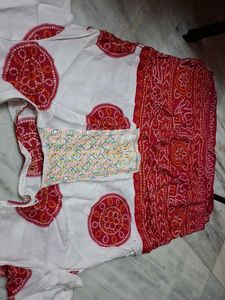Traditional Bandhani Kurta Set