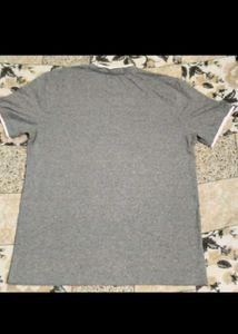 FADED GLORY Men's Grey V-Neck T-Shirt