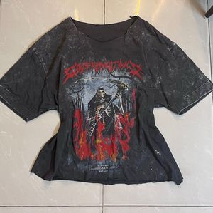gothic off shoulder tshirt