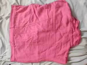 Pink Cargo Style Pants