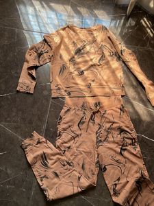 Stylish Marble Print Co-ord Set