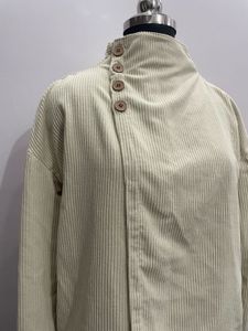 Elegant Button-Down Corduroy Jacket
